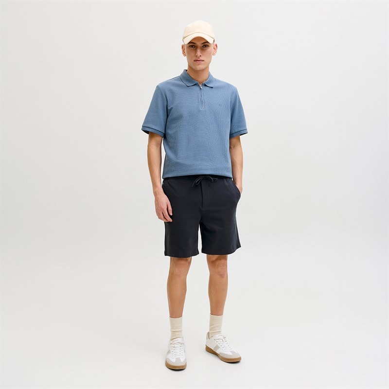 JACK & JONES Mens Stace Neo Jogger Shorts Dark Navy - Image 4