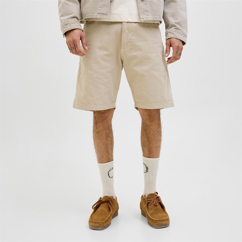 JACK & JONES Mens Tony Carpenter Shorts Fields Of Rye - Image 1