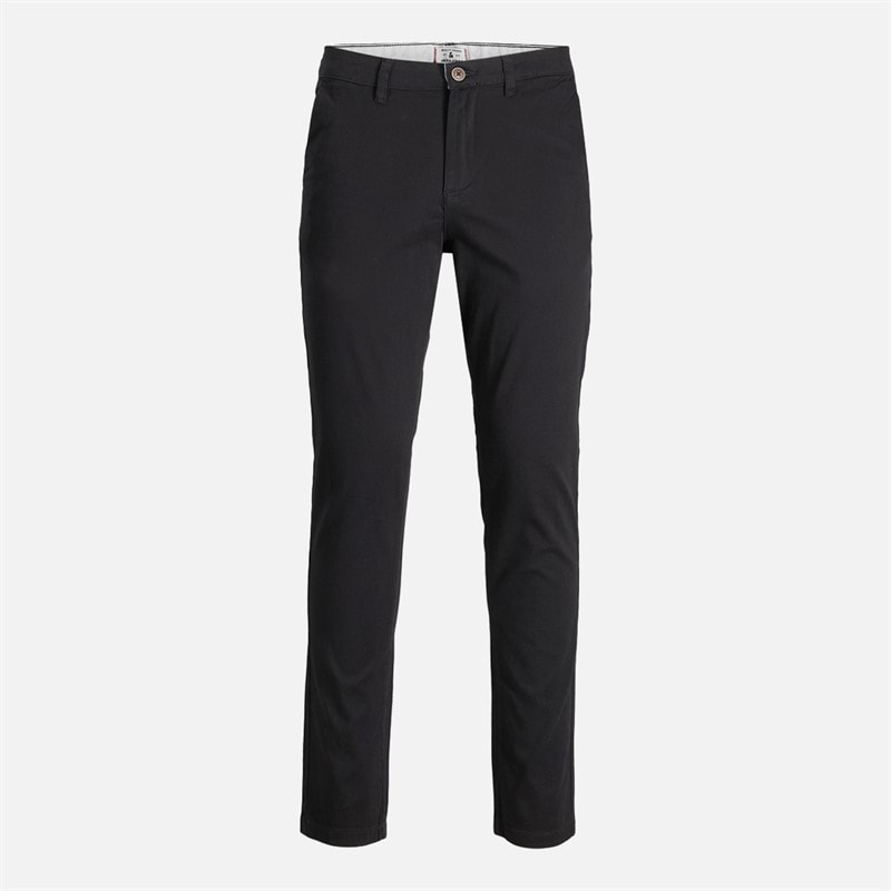 JACK & JONES Mens Marco Dave Chinos Black - Image 5