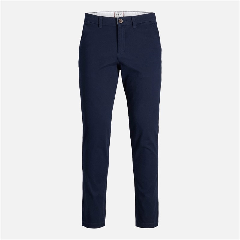 JACK & JONES Mens Marco Dave Chinos Navy - Image 5