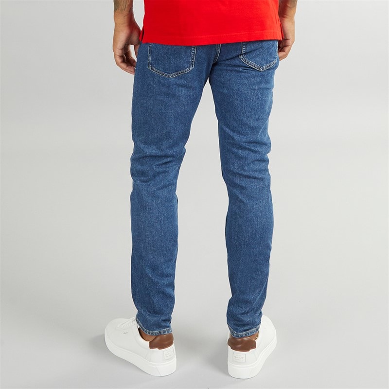 Calvin Klein Jeans Mens Tapered Jeans Denim Dark - Image 2