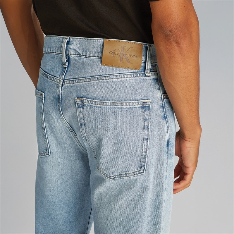 Calvin Klein Jeans Mens Standard Straight Jeans Denim Light - Image 2