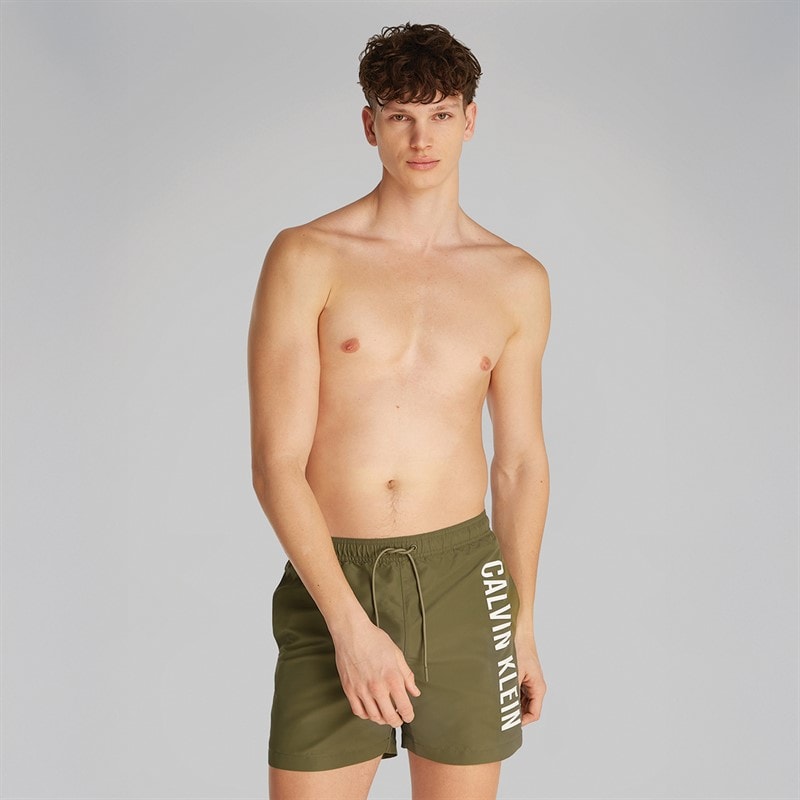 Calvin Klein Jeans Mens Board Shorts Burnt Olive - Image 1