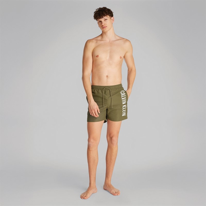 Calvin Klein Jeans Mens Board Shorts Burnt Olive - Image 3