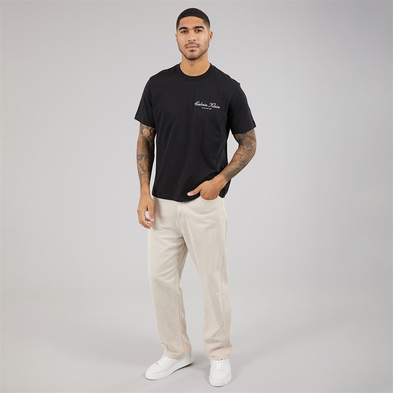 Calvin Klein Jeans Mens 20S March Graphic T-Shirt Black - Image 4