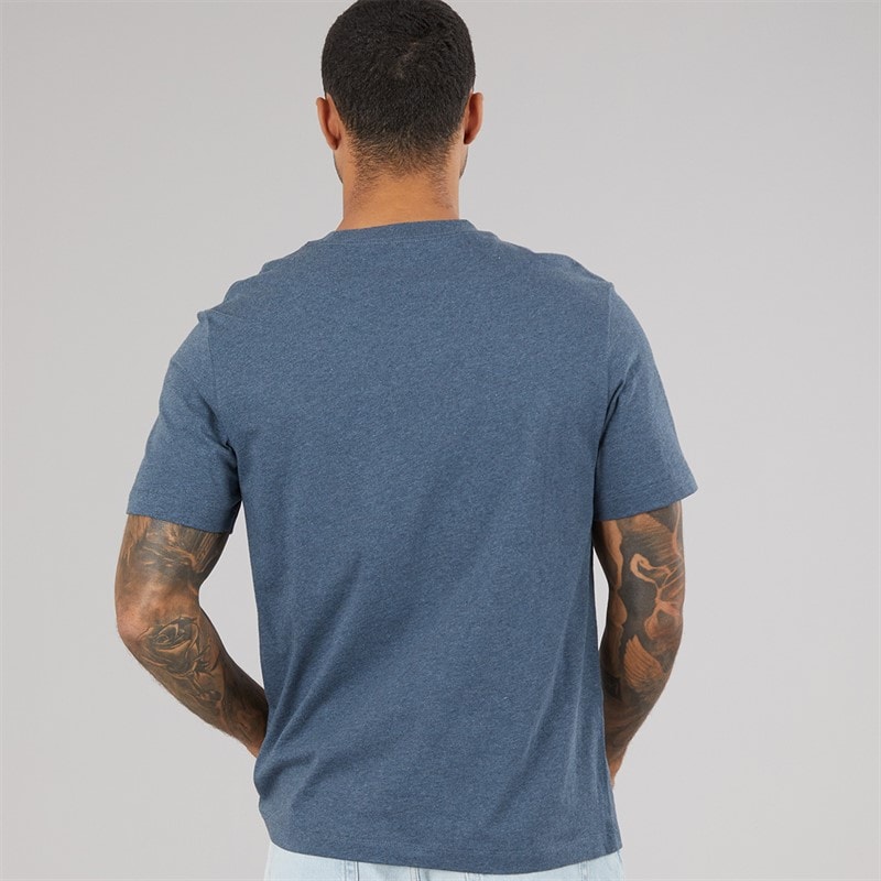 Calvin Klein Jeans Mens Hero Monologo Graphic T-Shirt Nearly Navy Heather - Image 2