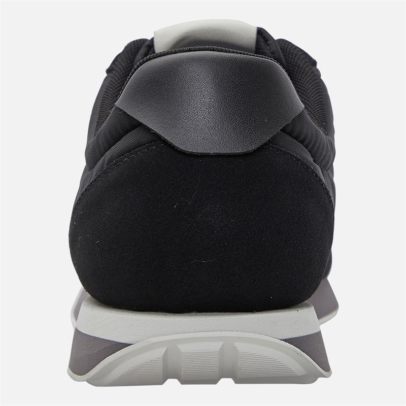 Calvin Klein Jeans Mens Retro Runner Trainers Black/Stormfront/Vaporous White - Image 3