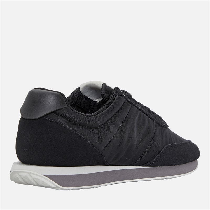 Calvin Klein Jeans Mens Retro Runner Trainers Black/Stormfront/Vaporous White - Image 5
