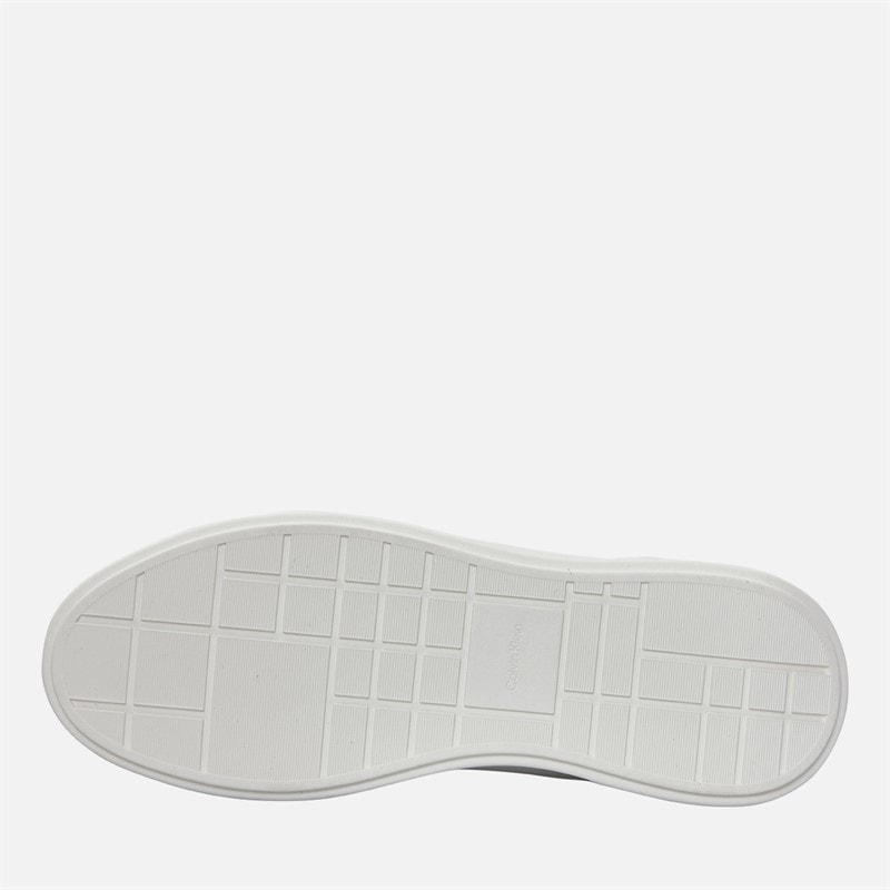 Calvin Klein Jeans Mens Chunky Cupsole Trainers Bright White/Black - Image 2