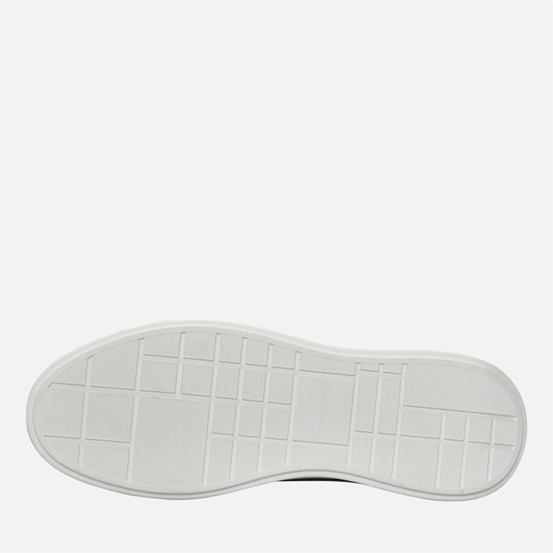Calvin Klein Jeans Mens Chunky Cupsole Trainers Black/Bright White - Image 2