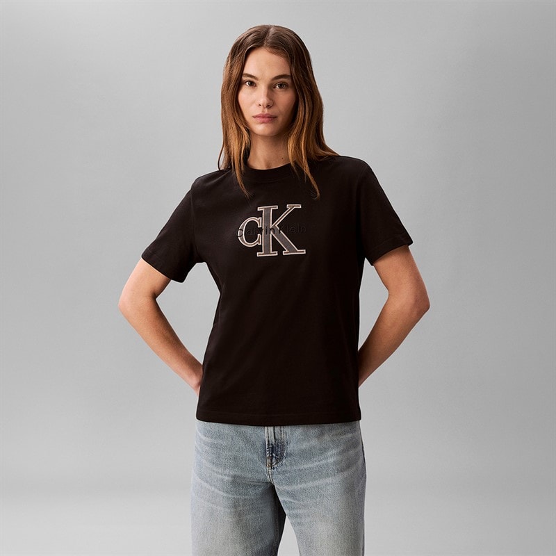Calvin Klein Jeans Womens Classic T-Shirt Black