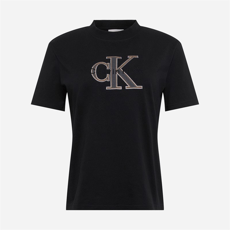 Calvin Klein Jeans Womens Classic T-Shirt Black - Image 5