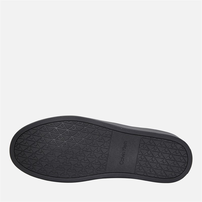 Calvin Klein Jeans Mens Classic Cupsole Trainers Triple Black - Image 2