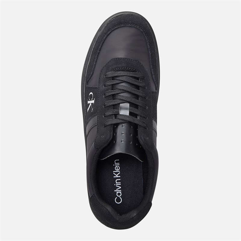 Calvin Klein Jeans Mens Classic Cupsole Trainers Triple Black - Image 4