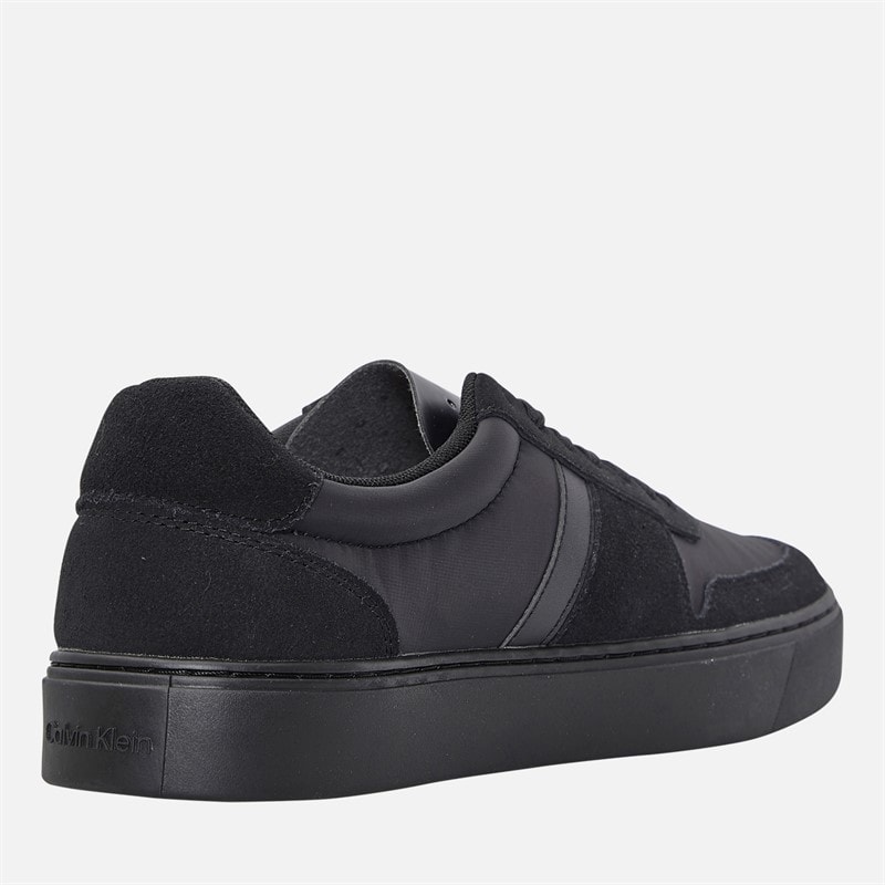 Calvin Klein Jeans Mens Classic Cupsole Trainers Triple Black - Image 5