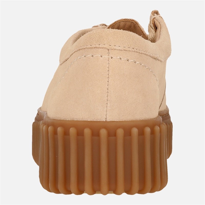 Clarks Womens Premium Torhill Bee Shoes Ecru Suede - Image 3