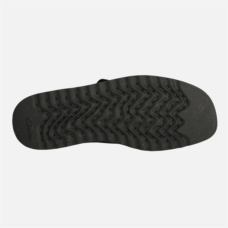Clarks Mens Premium FTR2LO Wallabee Shoes Black Combi - Image 2