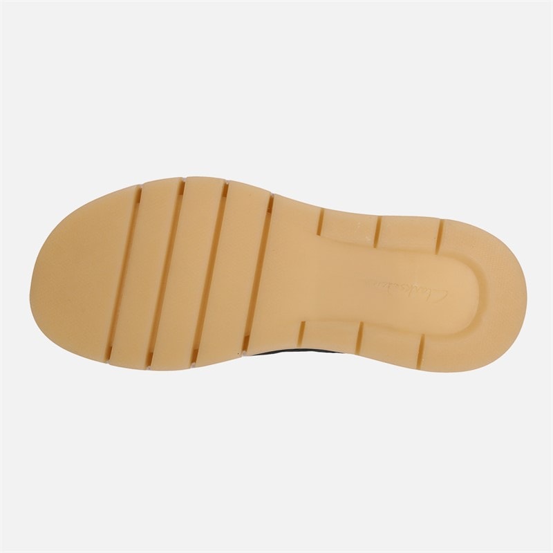 Clarks Womens Premuim Tuscan Cross Sandals Black Leather - Image 2
