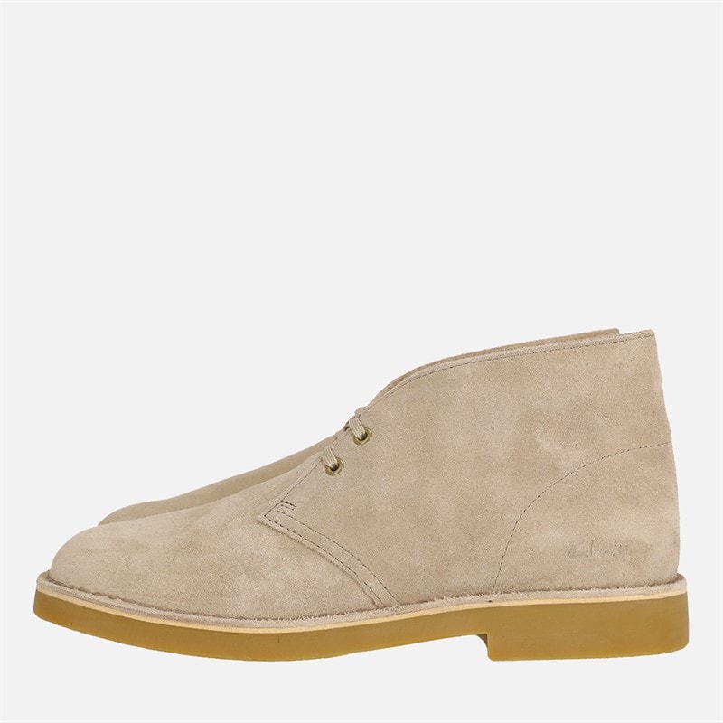 Clarks Mens Premium Evo Desert Boots Sand Suede - Image 1