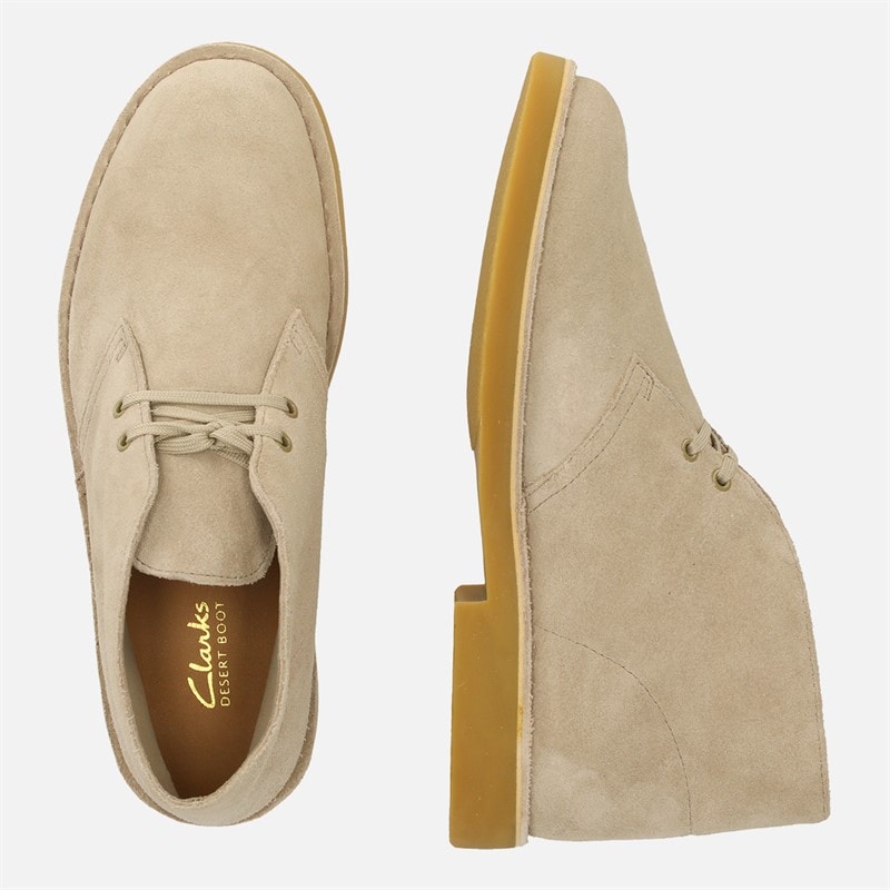 Clarks Mens Premium Evo Desert Boots Sand Suede - Image 4