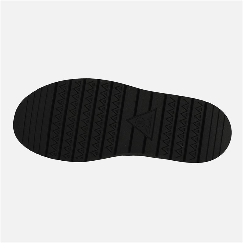 Clarks Mens Premium Polden Lace Shoes Black Leather - Image 2