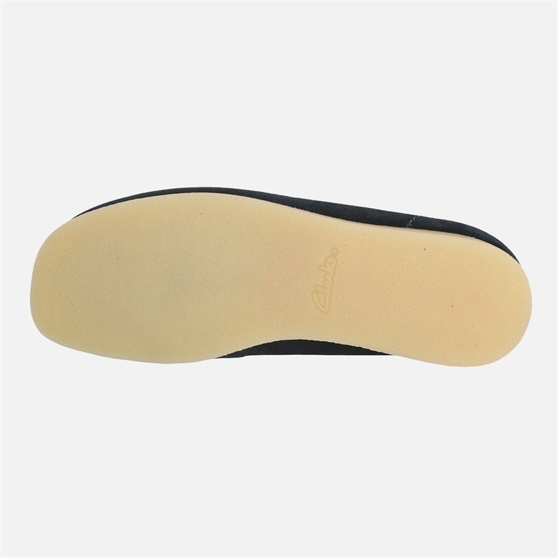 Clarks Mens Premium Evo Wallabee Shoes Navy - Image 2