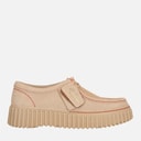 Clarks Womens Premium Torhill Bee Shoes Ecru Suede