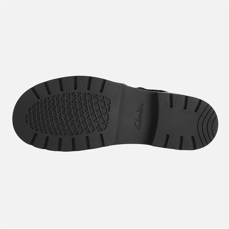 Clarks Womens Premium Orinoco Cross Sandals Black Interest - Image 2
