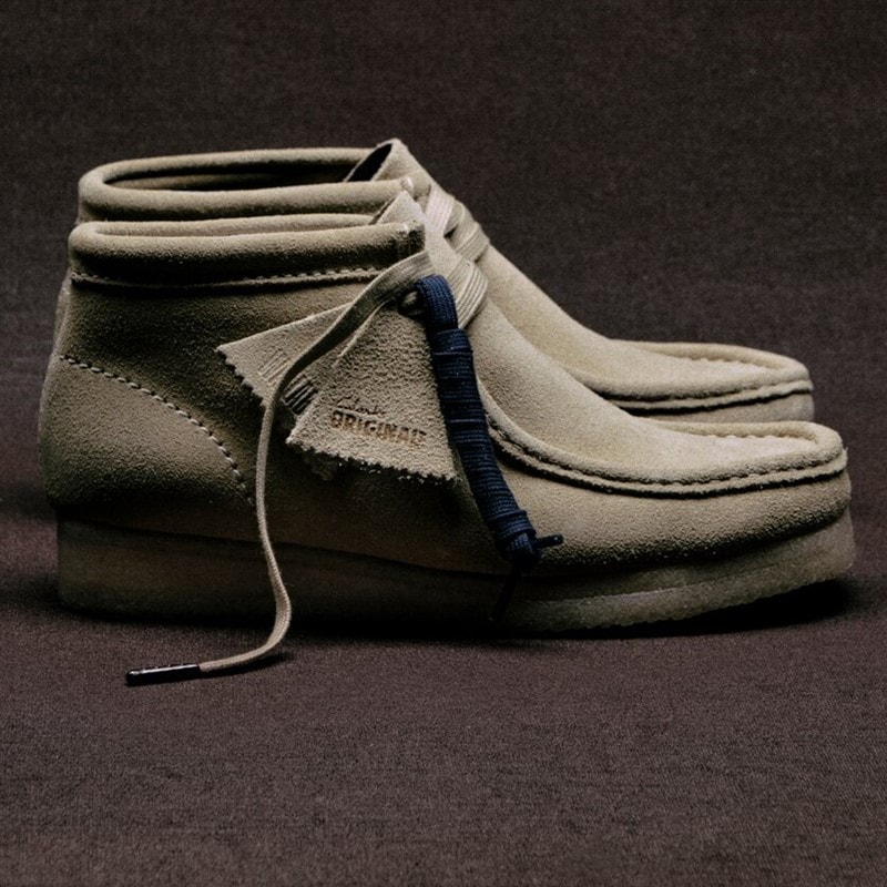 Clarks Womens Originals 2 Wallabee D Boots 5252 Maple Suede - Image 3