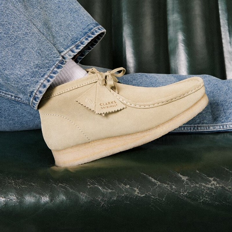 Clarks Mens Originals 2 Wallabee G Boots 5252 Maple Suede - Image 3