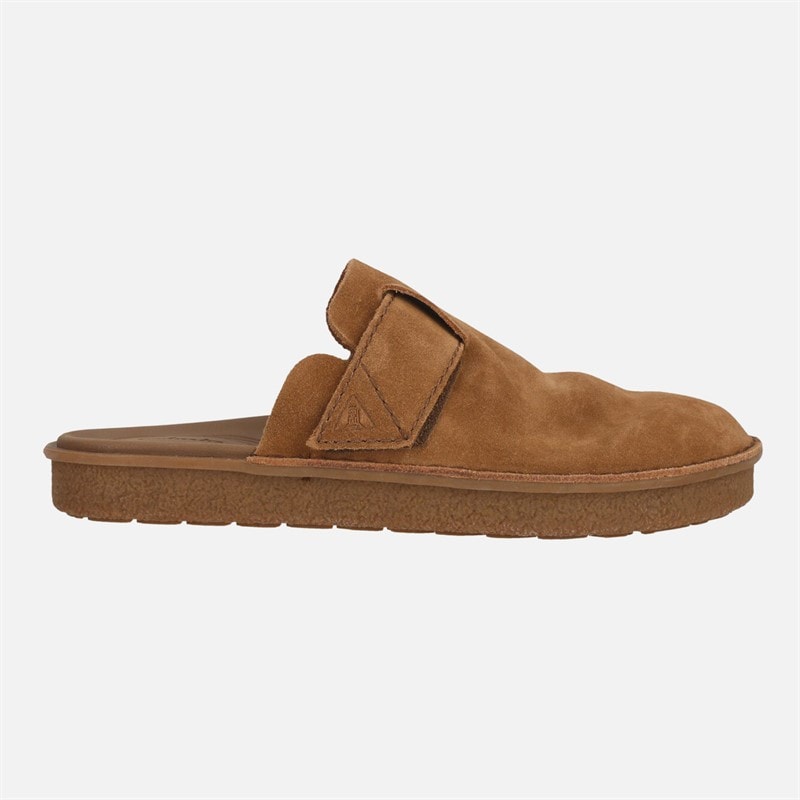 Clarks Mens Premium Litton Mule G Sandals 1224 Cola Suede - Image 2