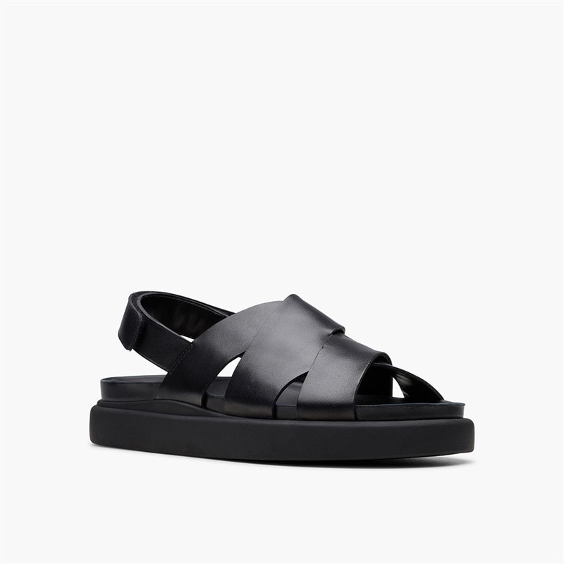 Clarks Womens Aristella Sun D-Fit Sandals Black - Image 5