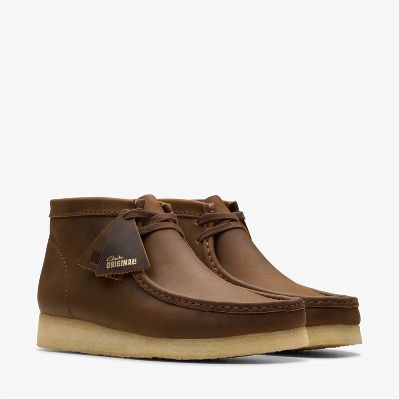 Clarks Mens Originals 2 Wallabee Boots 1211 Beeswax - Image 2