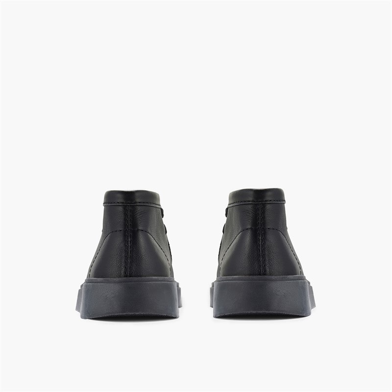 Clarks Mens Torview Moc Boots Black Leather - Image 5