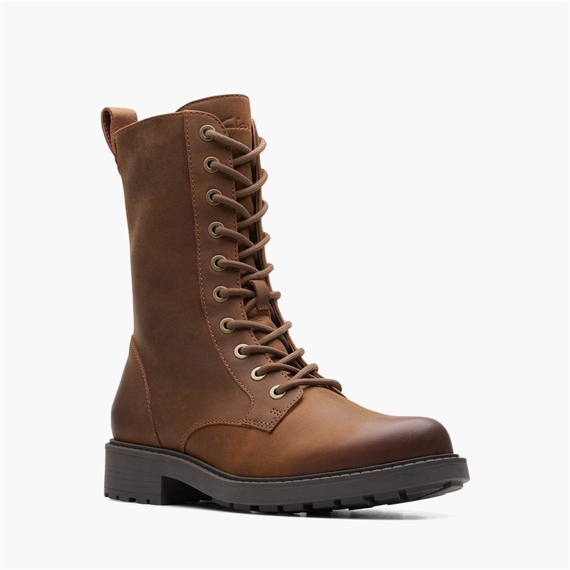 Clarks Womens Orinoco 2 Style Boots  Brown Snuff - Image 2