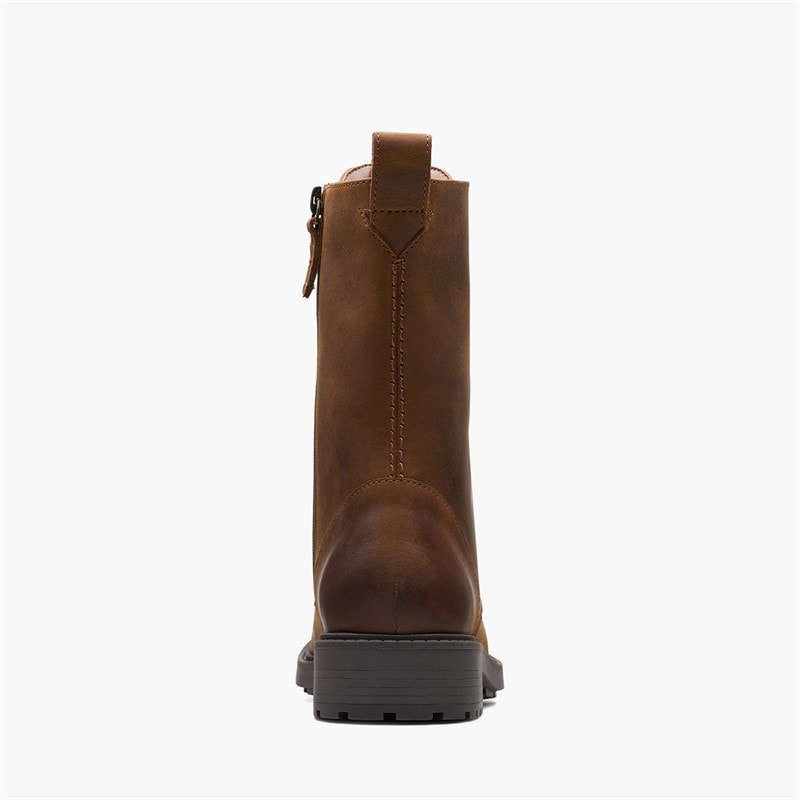 Clarks Womens Orinoco 2 Style Boots  Brown Snuff - Image 3