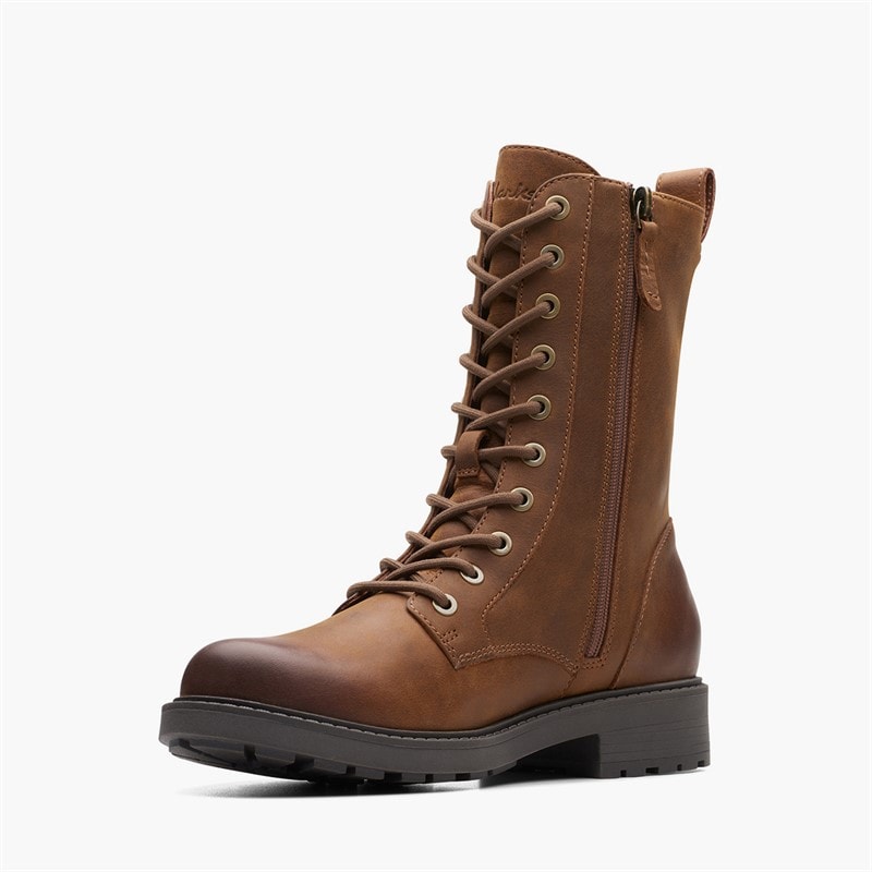 Clarks Womens Orinoco 2 Style Boots  Brown Snuff - Image 4