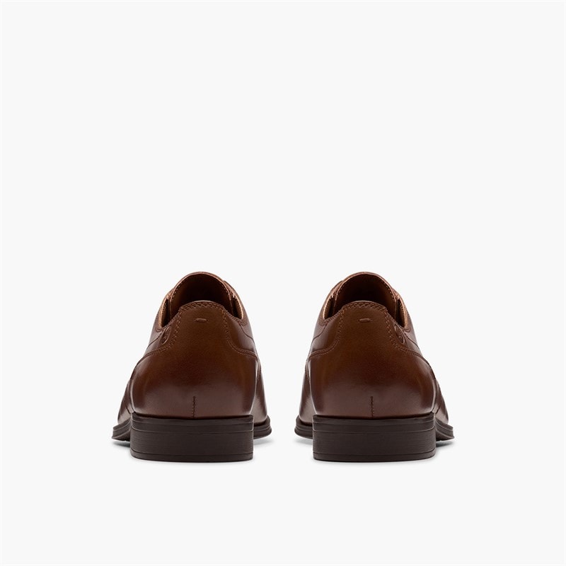 Clarks Mens Paulton Lace Up Shoes Tan - Image 5
