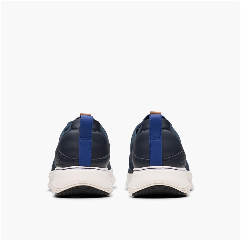 Clarks Mens Motion Trek Trainers Mx Navy - Image 5