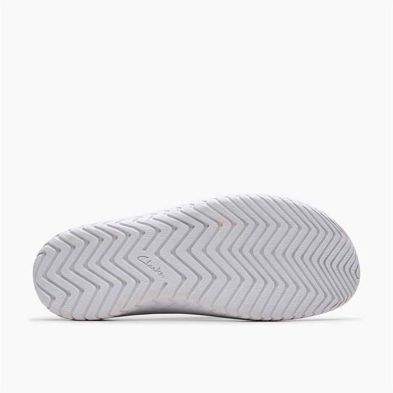 Clarks Mens Wesley Sun Flip Flops Navy Leather - Image 3