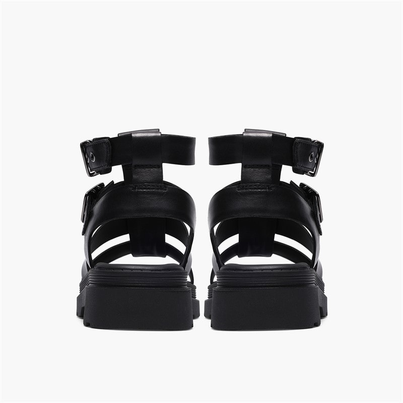 Clarks Womens Orinoco 3 Cove Sandals Black Leather - Image 5