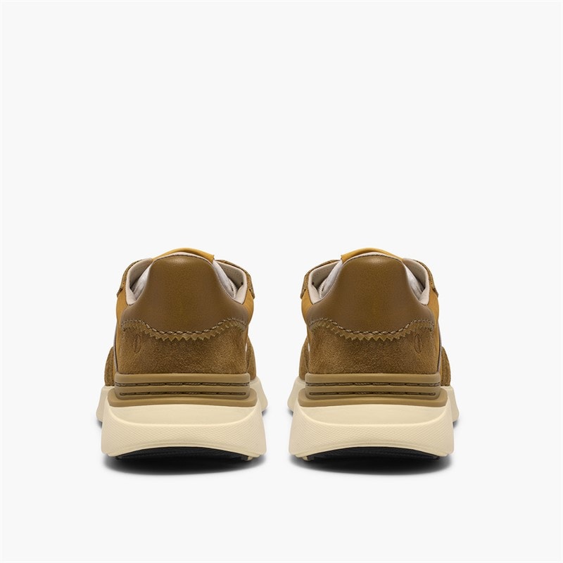 Clarks Mens Craft Wick Trainers Ochre - Image 5