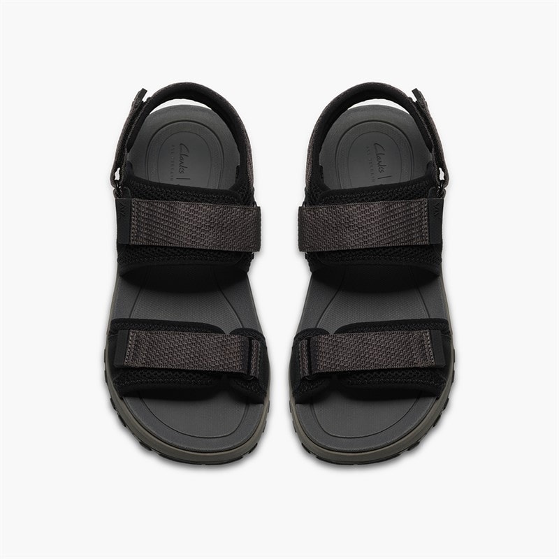 Clarks Mens ATL Trek Sandals River Black - Image 2