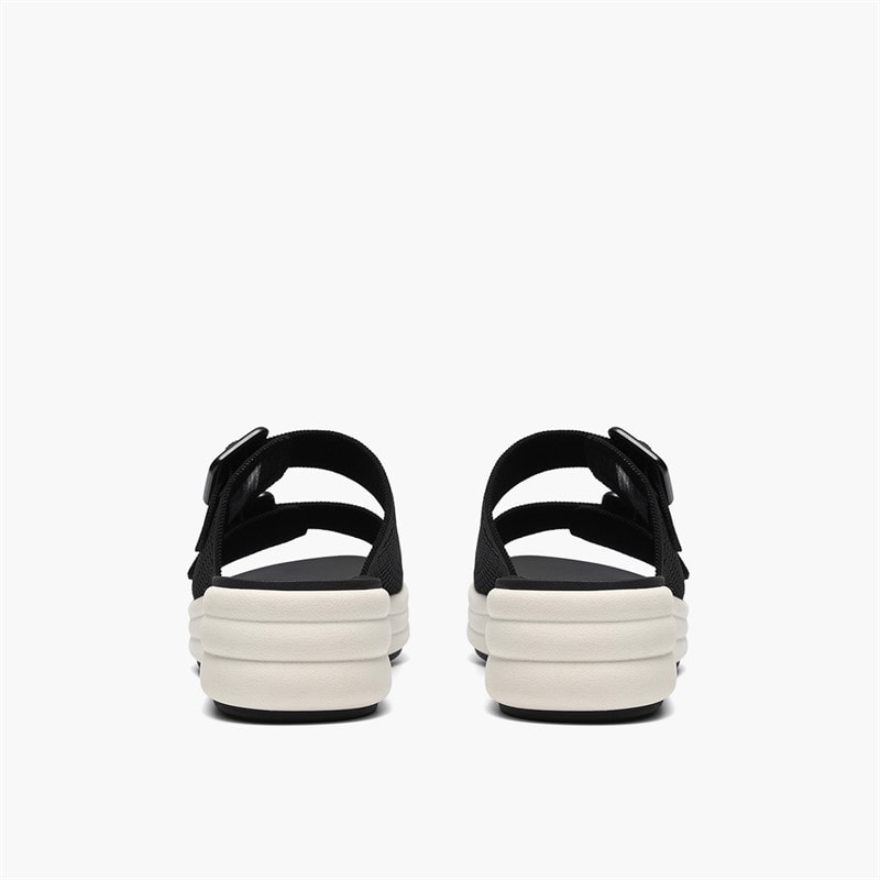 Clarks Womens Drift Faye Sandals Black - Image 5