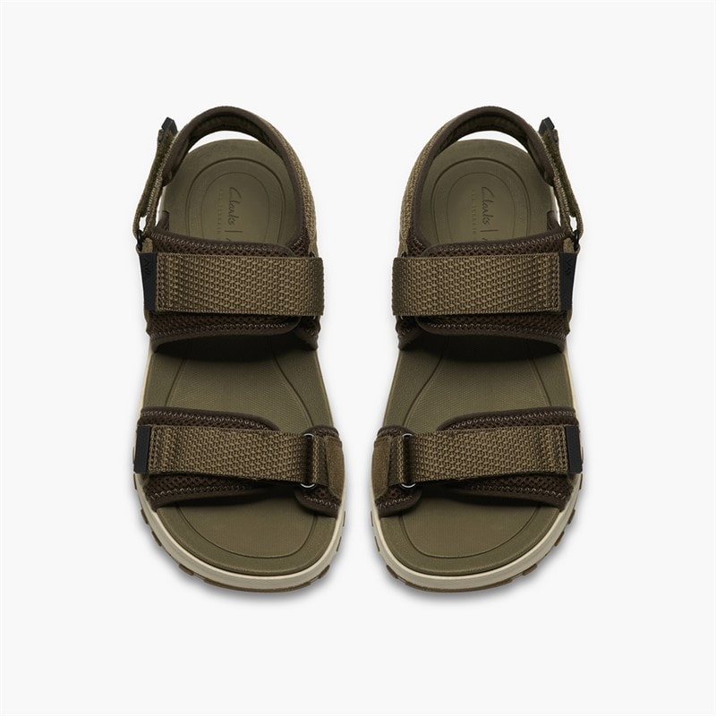 Clarks Mens ATL Trek Sandals River Olive - Image 2