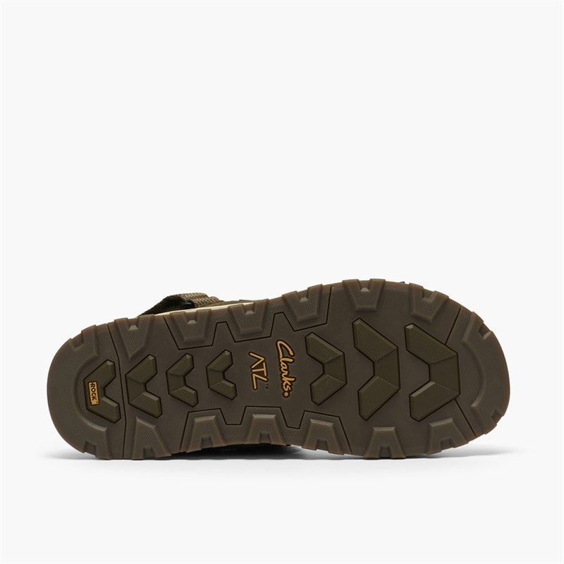 Clarks Mens ATL Trek Sandals River Olive - Image 3