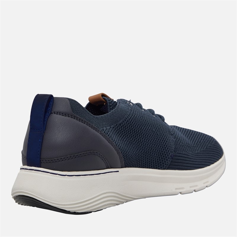 Clarks Mens Motion Trek Trainers Mx Navy - Image 5
