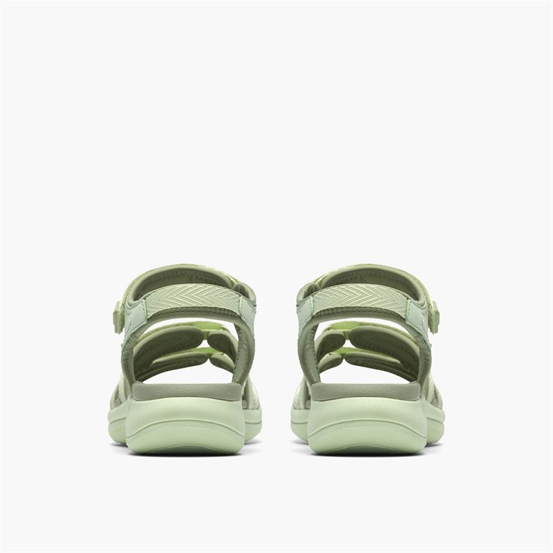 Clarks Womens Mira Madi Sandals Light Olive Combi - Image 5