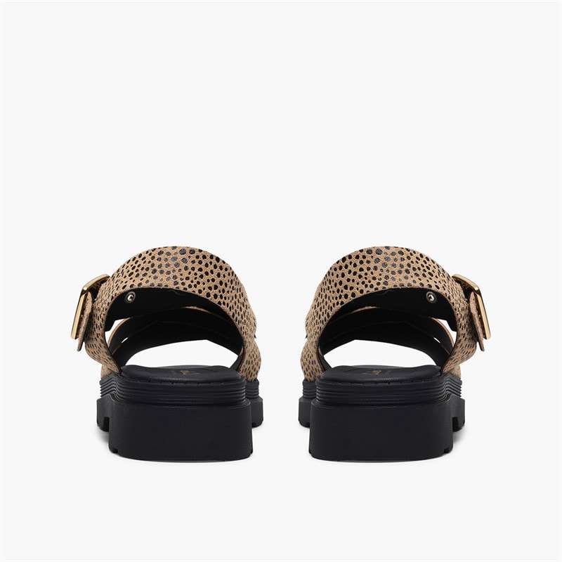 Clarks Womens Orinoco 3 Cove Sandals Animal Print - Image 5
