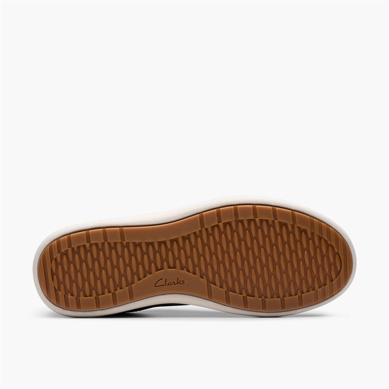 Clarks Womens Nalle Trainers Navy Nubuck - Image 3